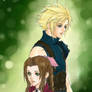 Cloud and Aerith