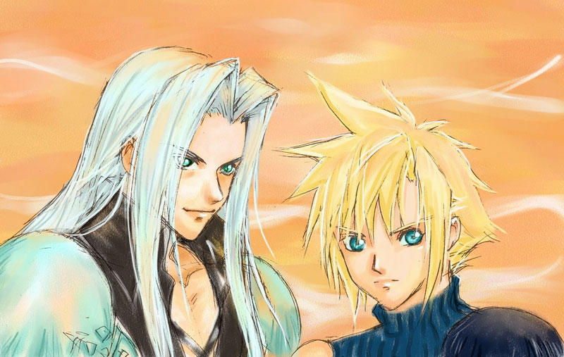 Sephiroth and Cloud by candytuff on DeviantArt