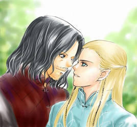 Aragorn and Legolas