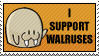 I Support Walruses Stamp by stixman