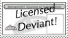 deviantLICENSE Stamp