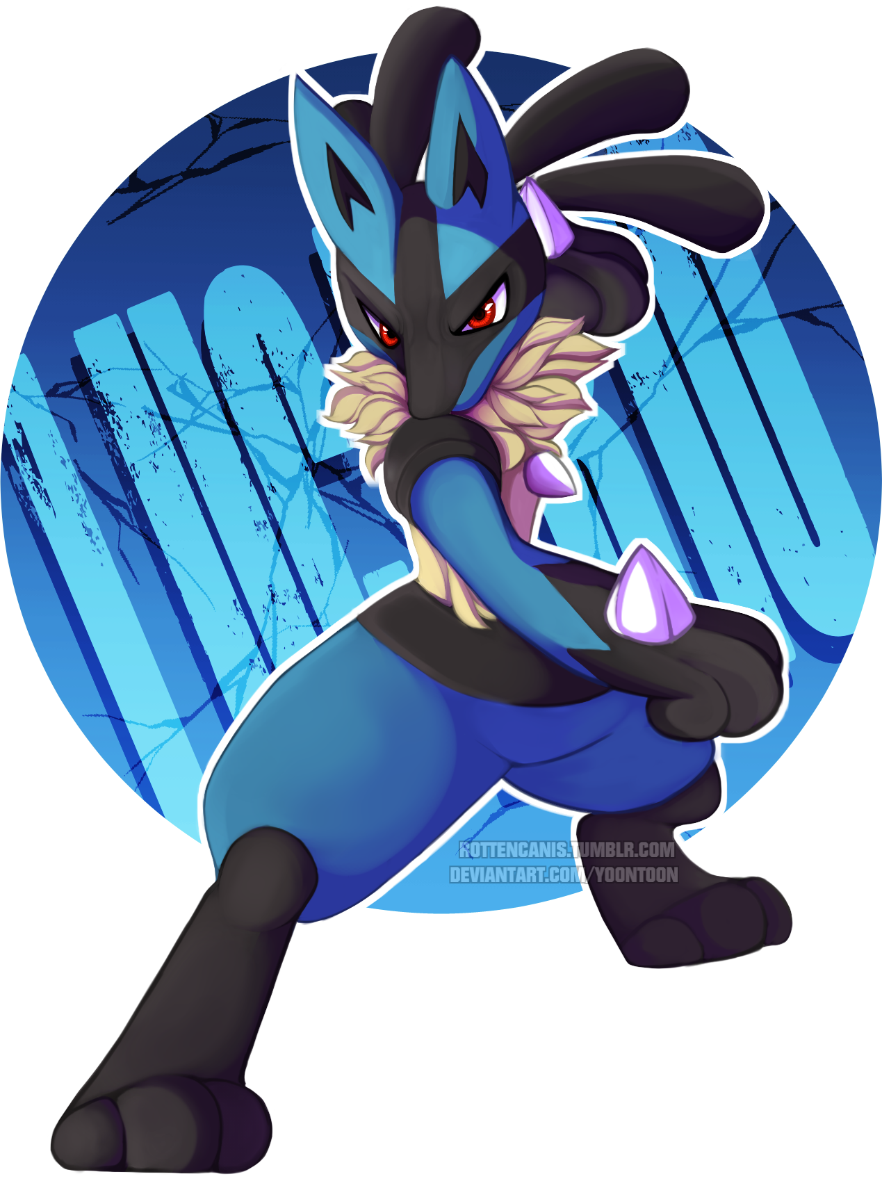 Lucario wallpaper (Shiny version) by CrazEclips13456 on DeviantArt