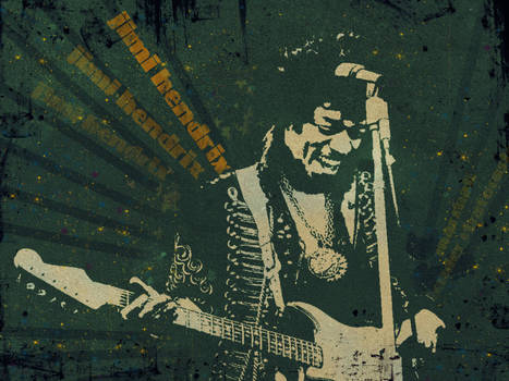 Jimi Hendrix - wall  2.0