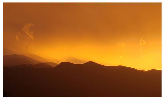 Edge of a Rocky Sunset