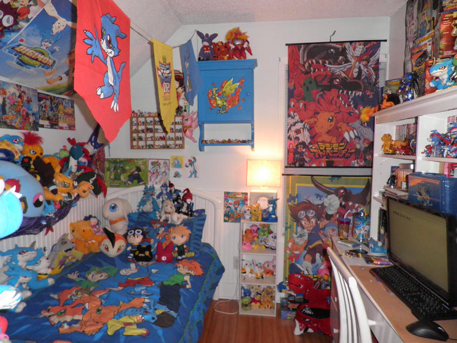 Digimon Collection Room Digimon theme room by KitamonPlush on DeviantArt