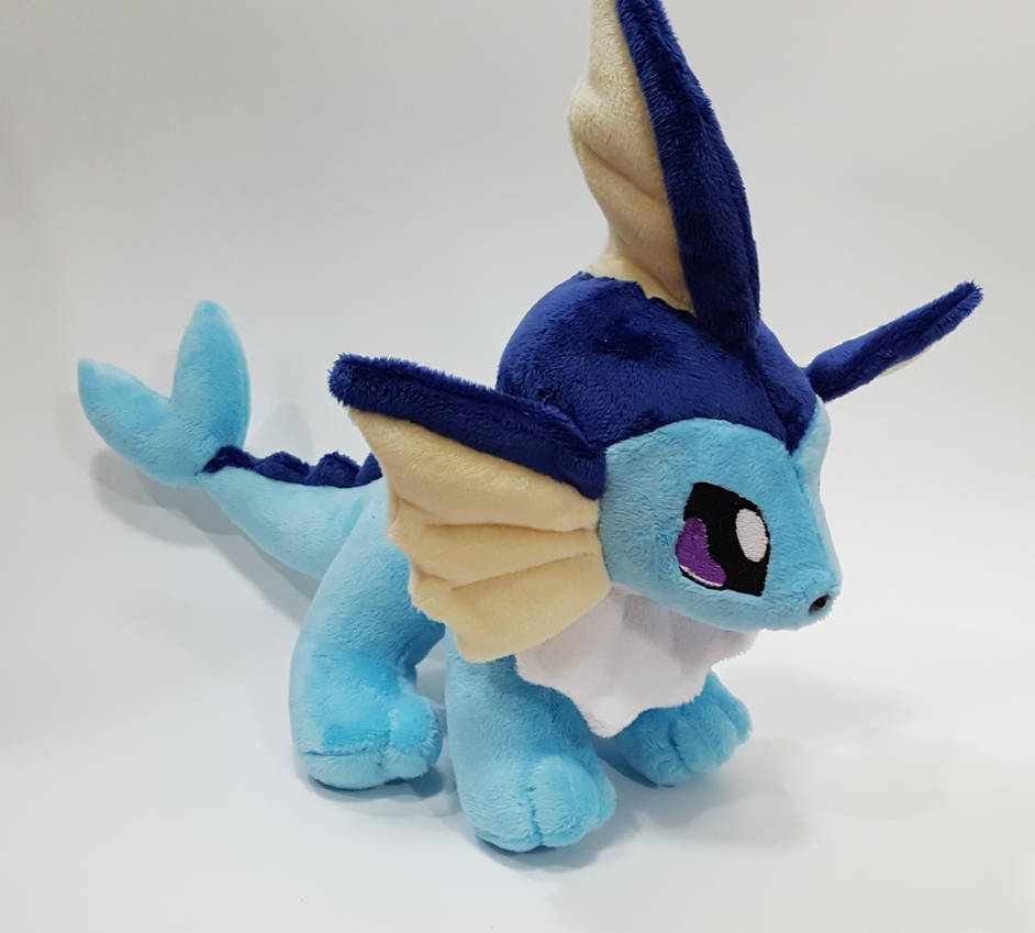 Pokemon - Vaporeon custom plush - For sale by KitamonPlush on DeviantArt