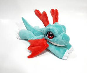 Digimon - Dracomon beanie custom plush  - for sale