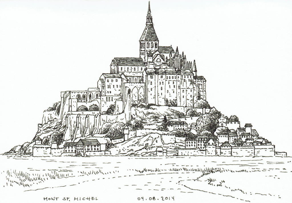 Mont St. Michel by Syrenion on DeviantArt