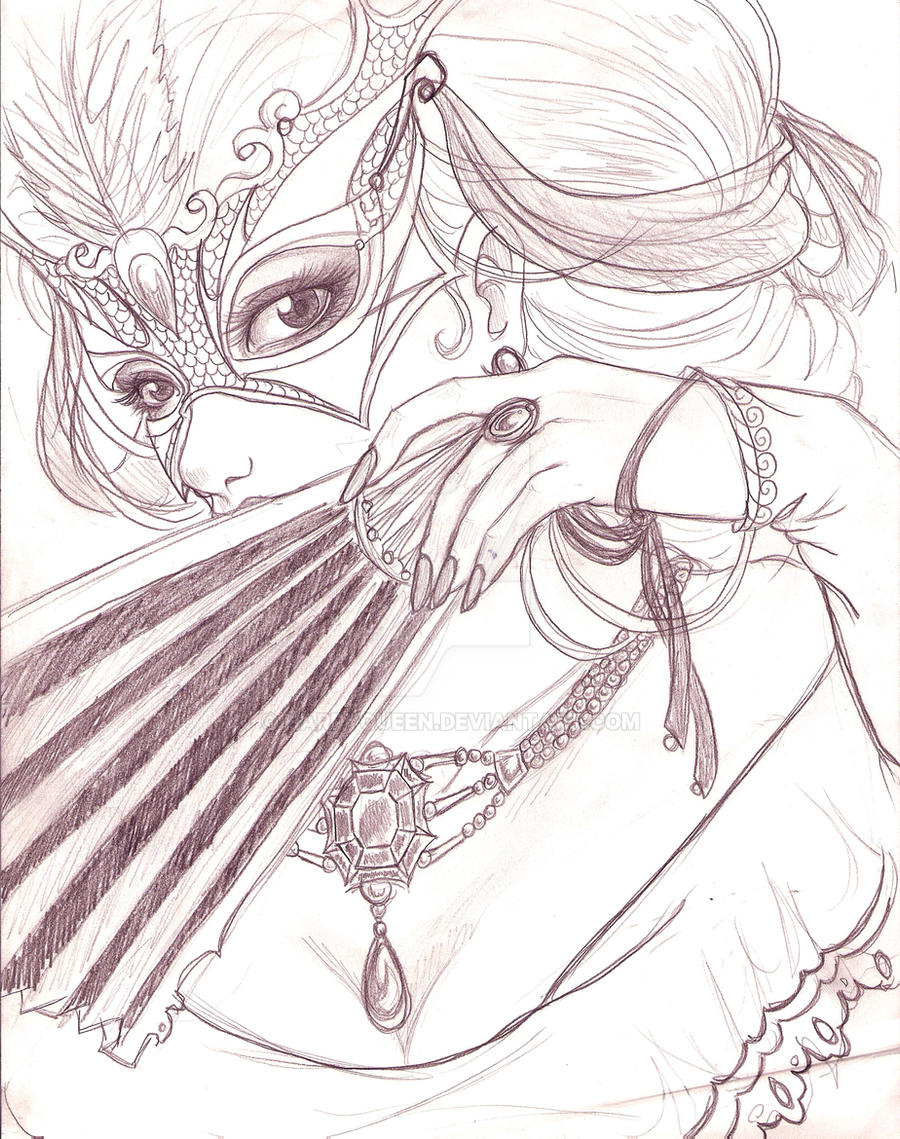 masquerade sketch