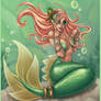 mermaid pinup