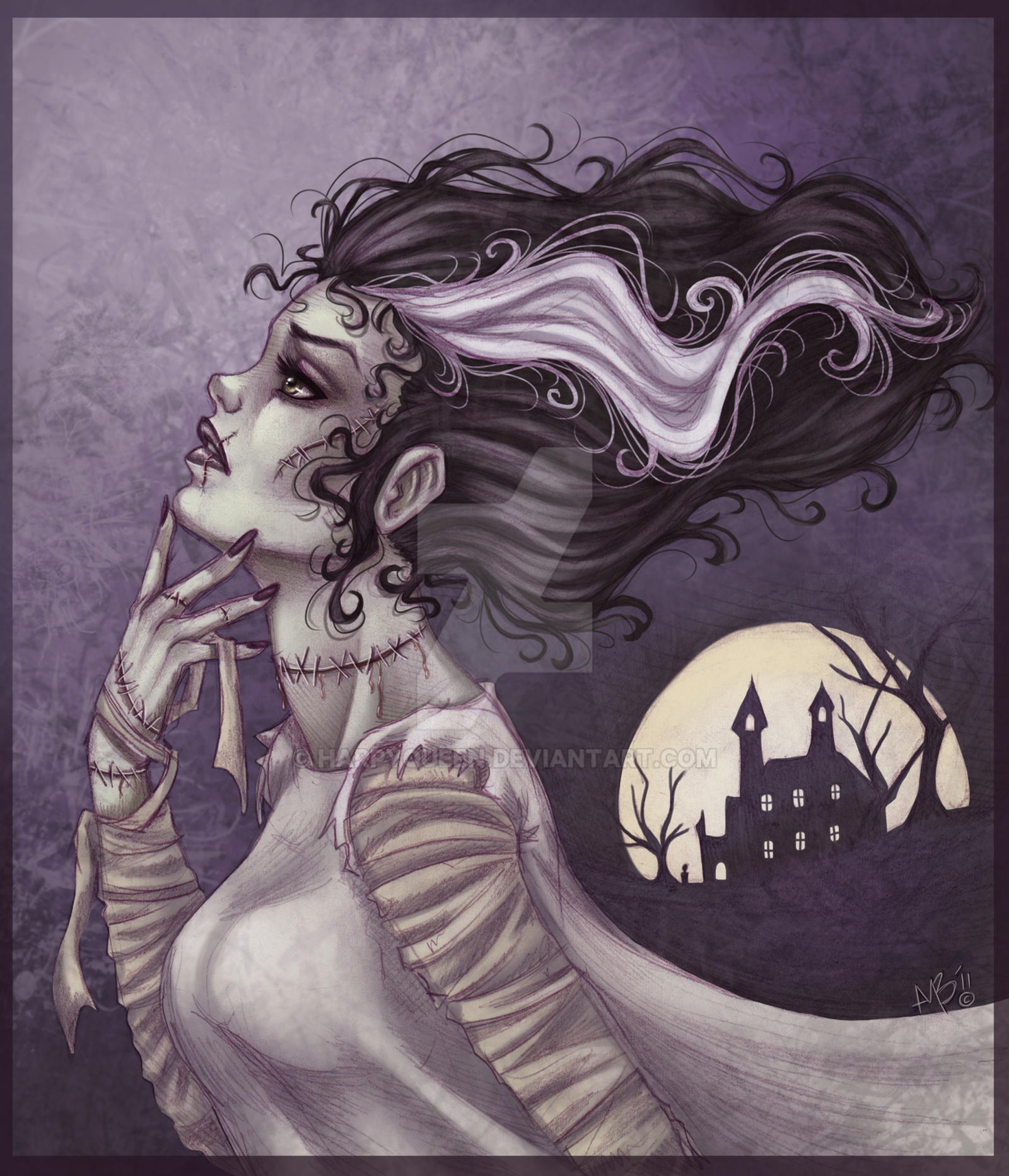 Bride of Frankenstein by Harpyqueen on DeviantArt