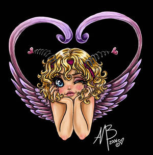 little cupid girl colored