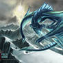 Ancient Ice Dragon - Digital Wings Art Comp