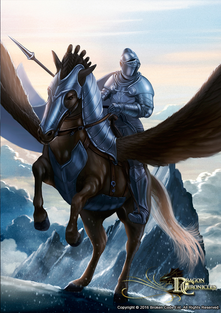 Dragon Chronicles - Pegasus and Knight