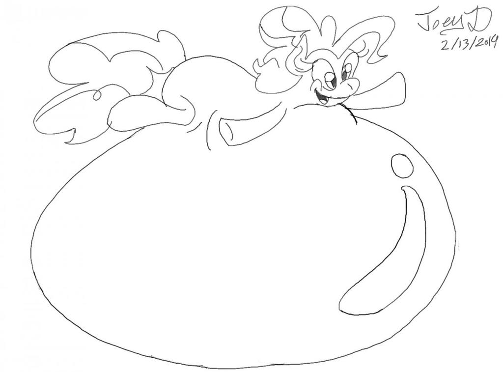 Pinkie belly inflation