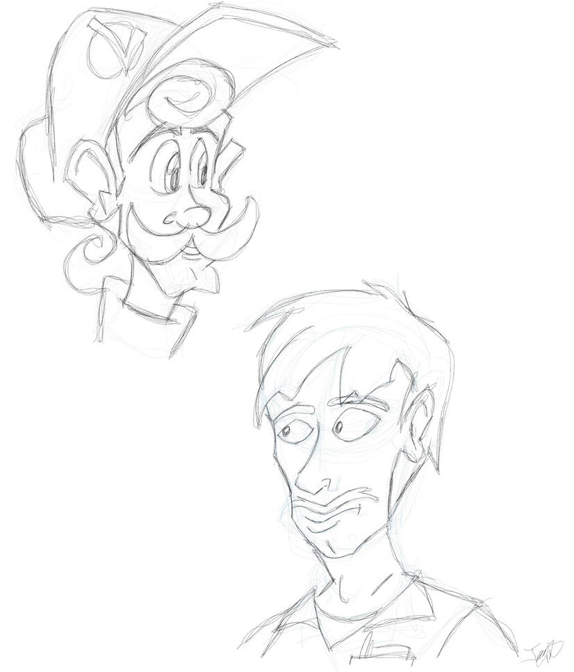 Luigi and Randy by Joey-Toons on DeviantArt