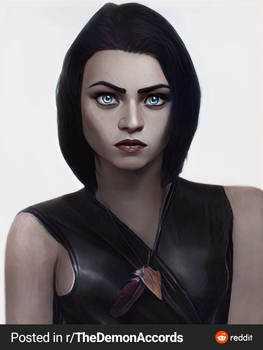 Tatiana Demidova in the Art Style of Arcane 