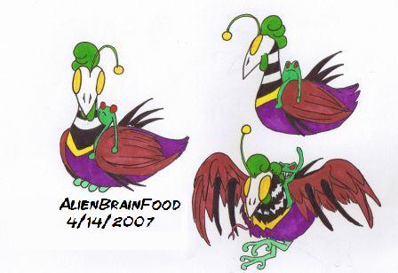 Vizaret, the Alien Chicken