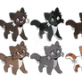 Warrior cat adopts - 4/6 open - 100 pts