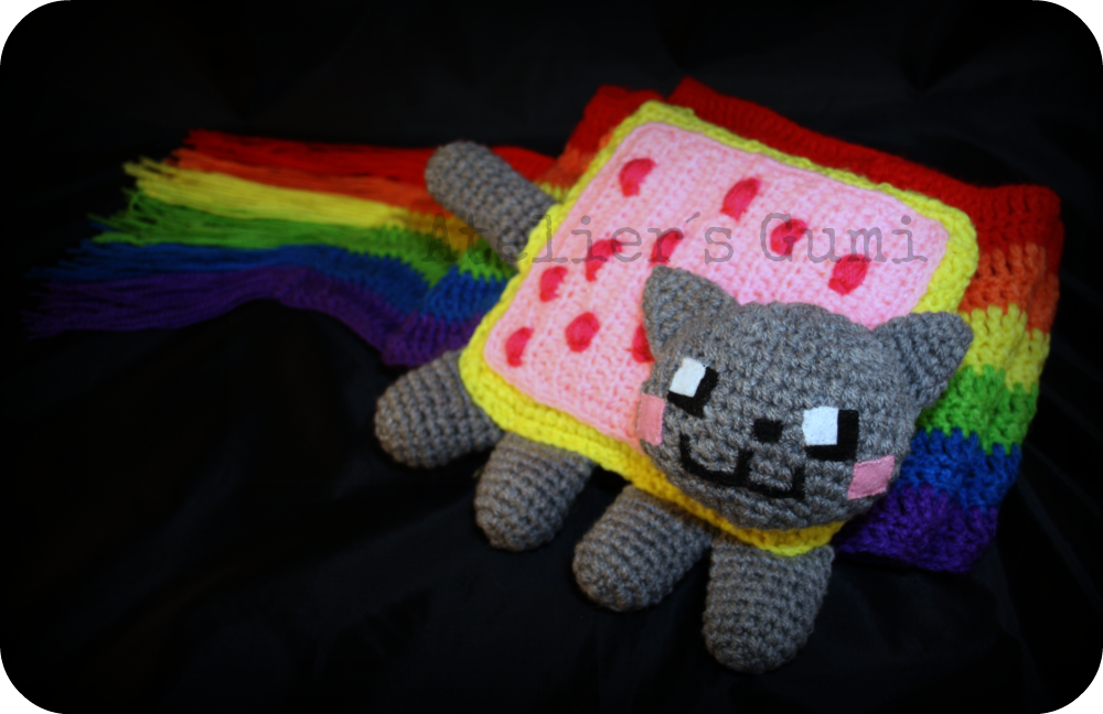 nyan cat scarf