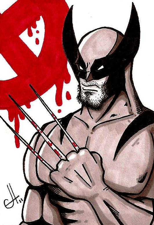 Marker: Wolverine Sketchcard