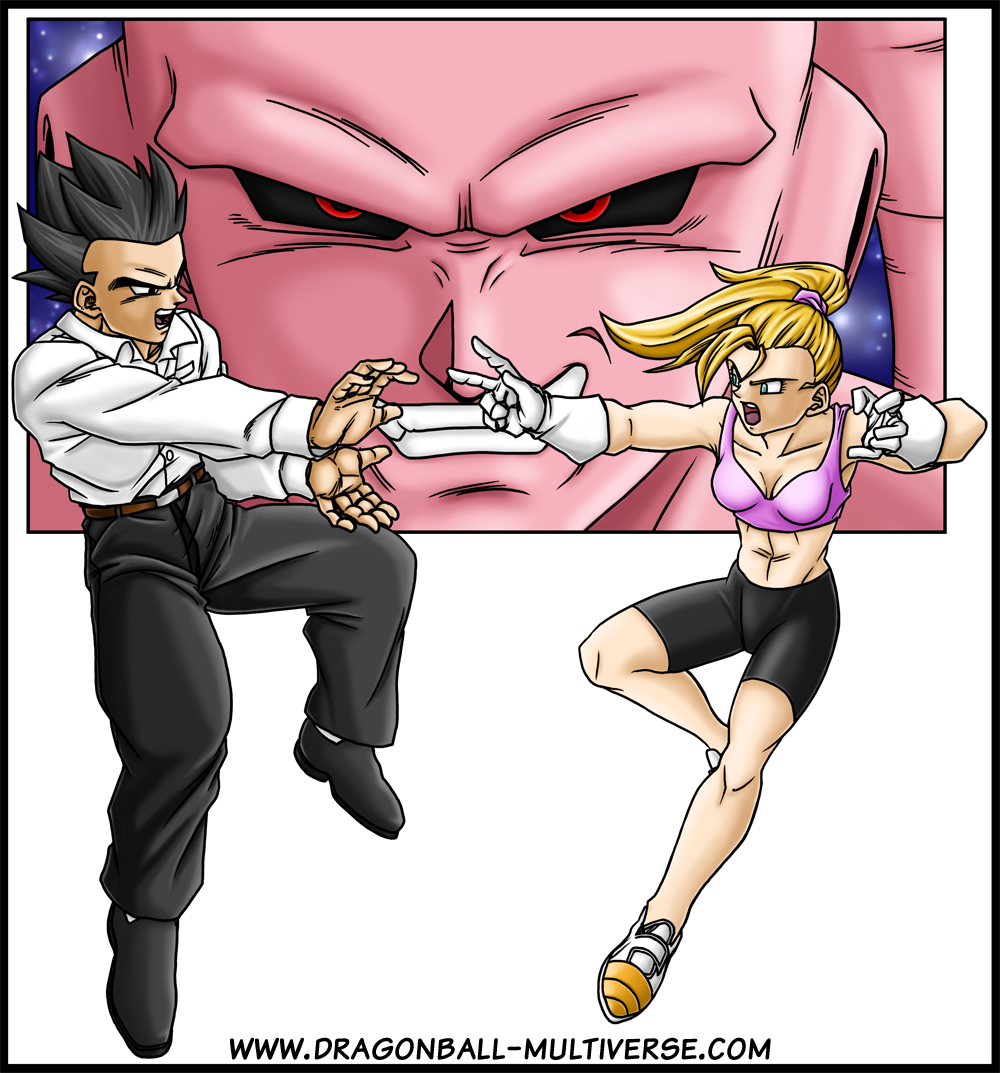 DBM cover : Gohan Buu and Bra