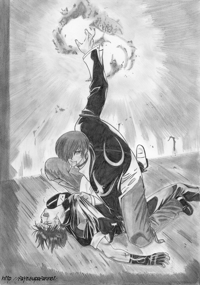 Iori Yagami VS Kyo Kusanagi by Fayeuh on DeviantArt