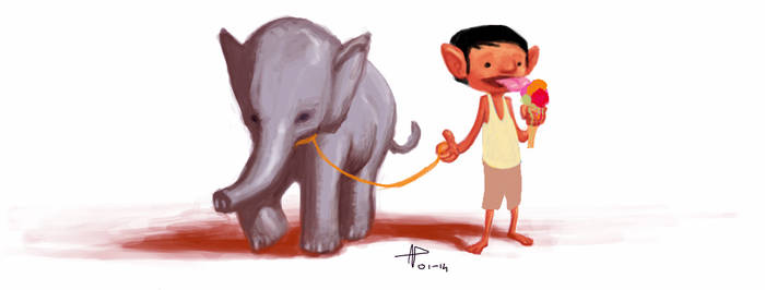 the Elephant and the Boy