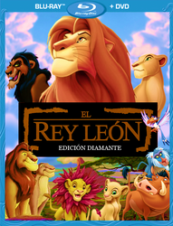 Portada El Rey Leon Blu Ray Disney Fanmade