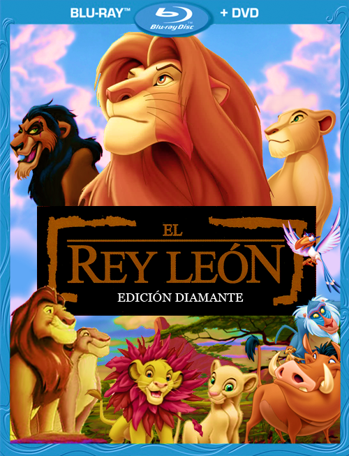 Portada El Rey Leon Blu Ray Disney Fanmade by JimsTreasure on DeviantArt