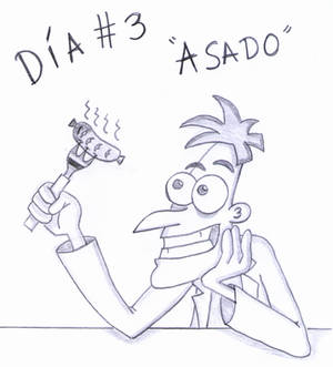 Inktober - Day 3 - Roasted/Asado