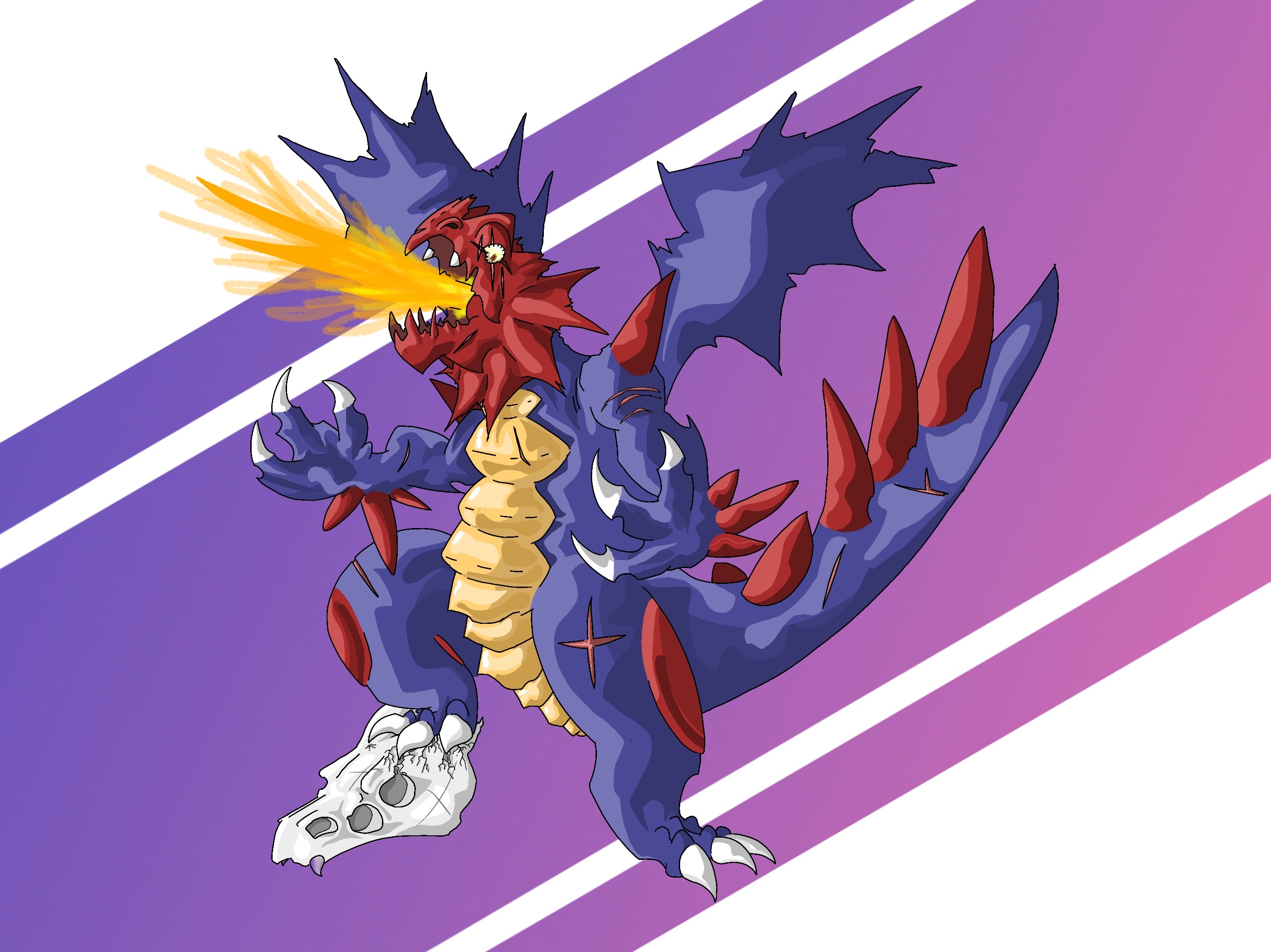 Dragon Type Collab: Shiny Mega Charizard X by LaneyWRL on DeviantArt