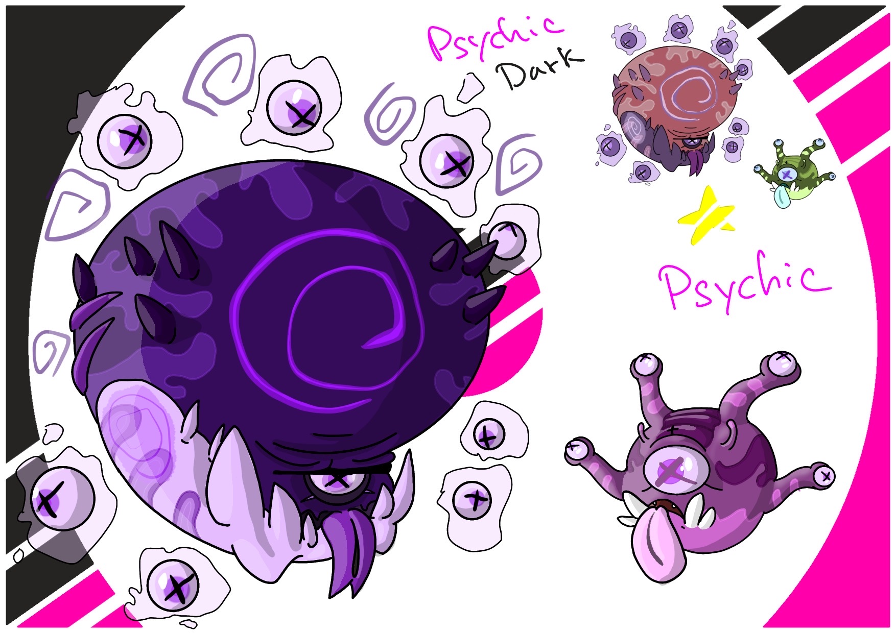 Magic Types Fakemon Triple Fakemon Types