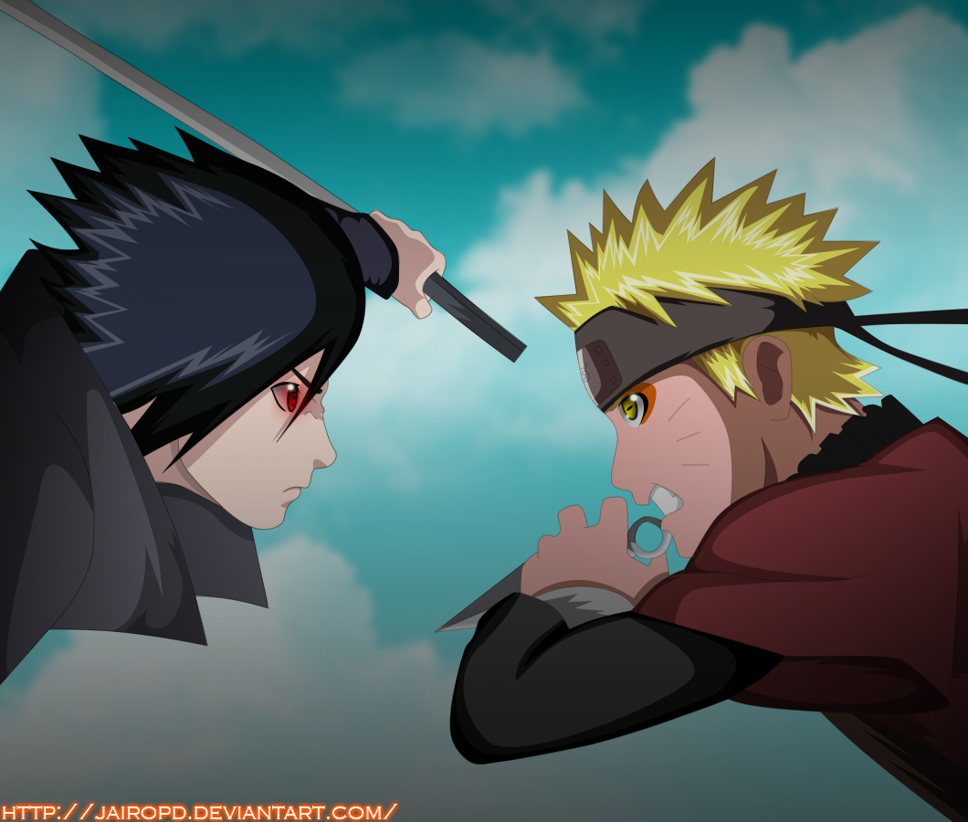 Naruto Vs. Sasuke Shippuden by Apolonos on DeviantArt