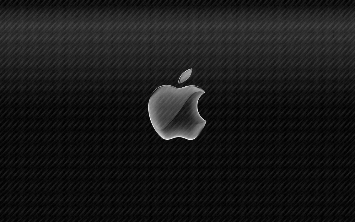 Carbon Fiber w Apple Logo by jasonh1234