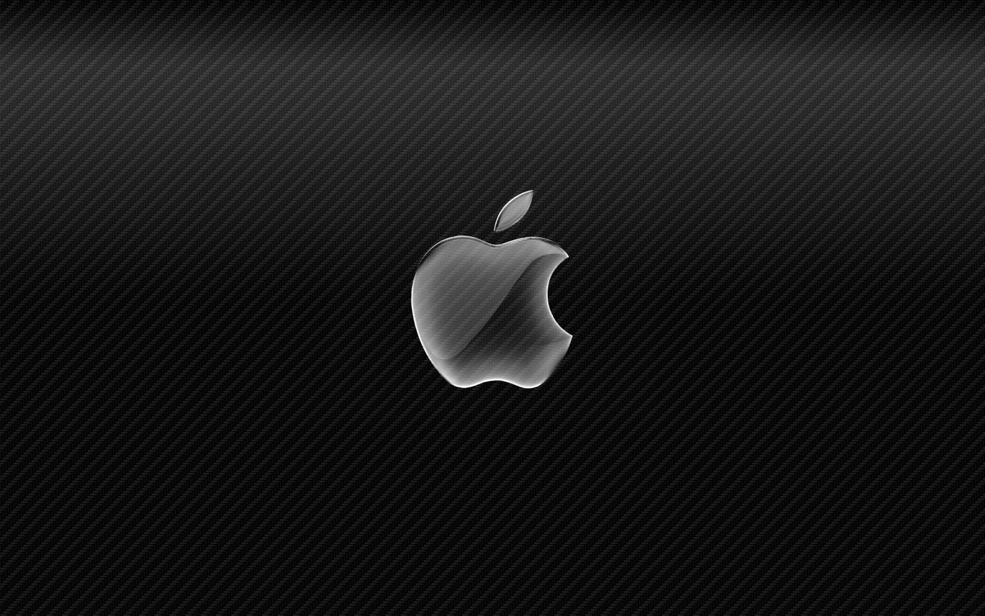 Carbon Fiber w Apple Logo