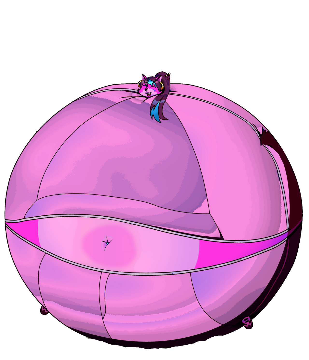 Comm - bubblegum Kitzu