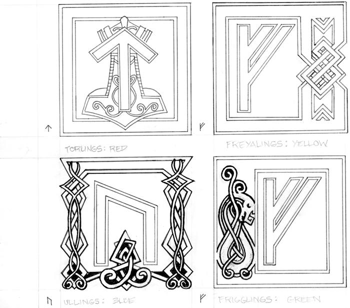 Family Runes BW by Akhorus on DeviantArt