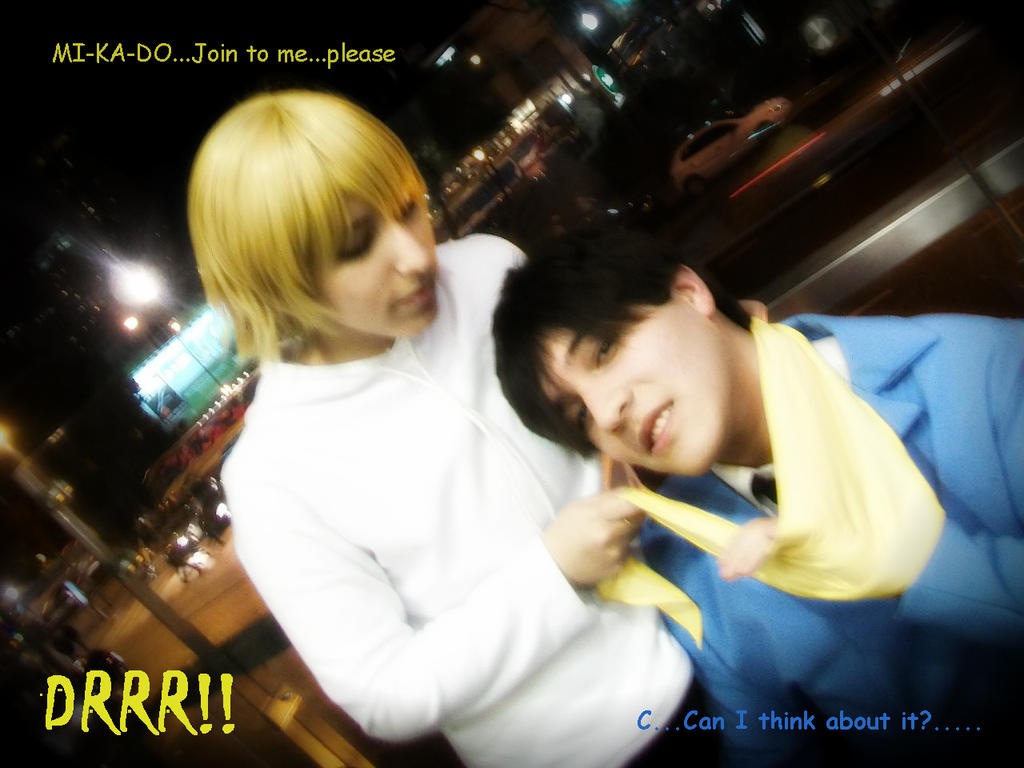 Durarara!! Cosplay - Mikado and Kida:The offer