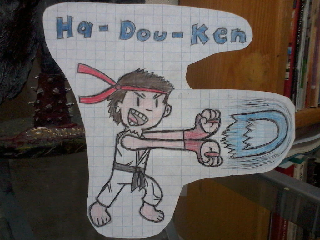 Hadouken In Paper by michaelpake2000 on DeviantArt