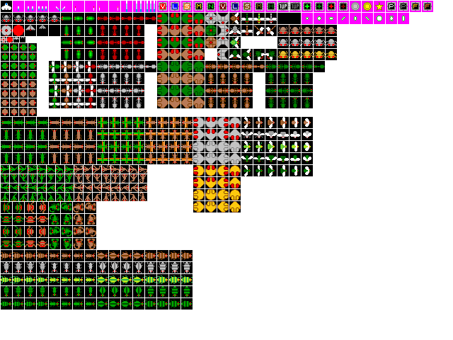 Space Invaders Sprite Sheet