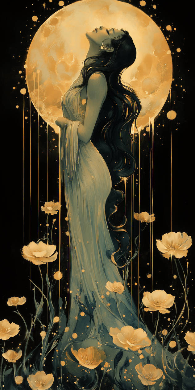 Moonlit Hymn of Her Silence by Valqira on DeviantArt