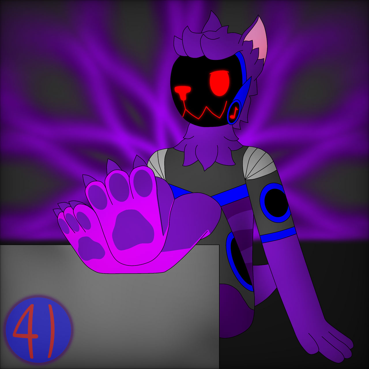 Protogen Paws by D4RKR1FT on DeviantArt