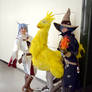 Blackmage, Whitemage and  Chocobo FFXIV Cosplay