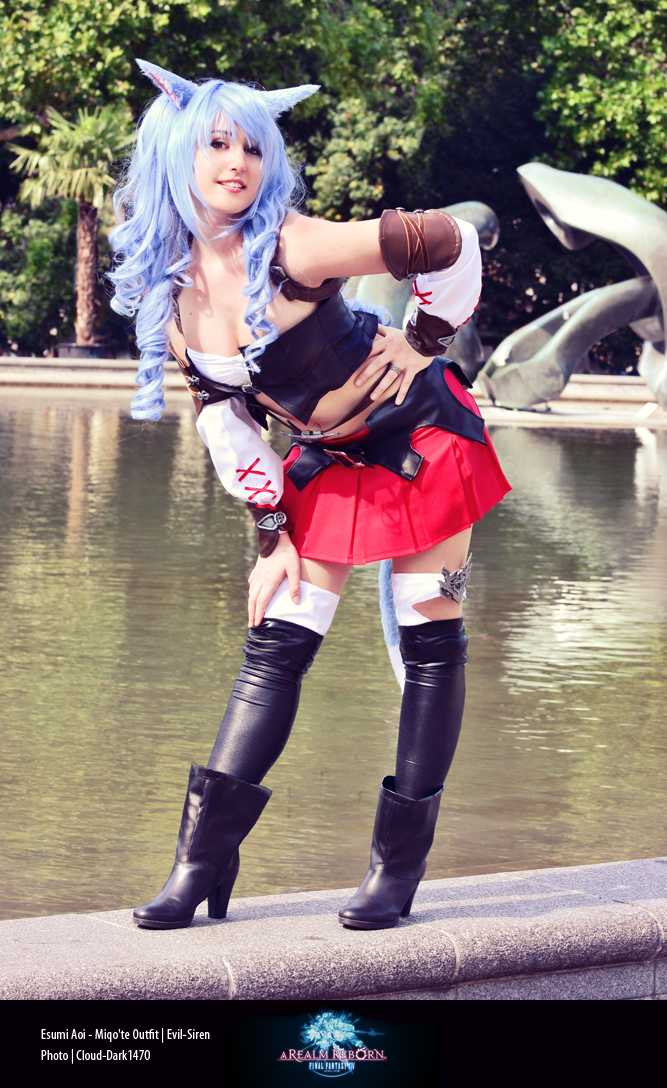 Esumi Aoi Miqo'te Outfit FFXIV Cosplay 2 by EvilSiren on DeviantArt