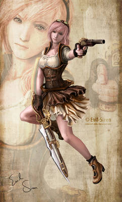 FF13 Lightning Steampunk Version