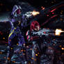 Shepard and Tali - Mass Effect Cosplay