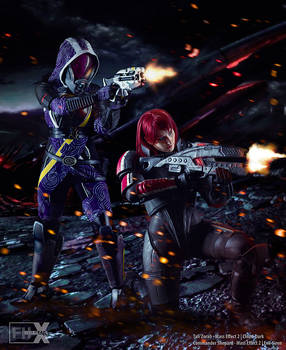 Shepard and Tali - Mass Effect Cosplay