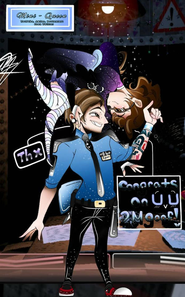 8 Bitryan Deviantart FNAF Fanart:: Congratulating 8-bitryan on 2M Subs by Kris-Cooper on ...