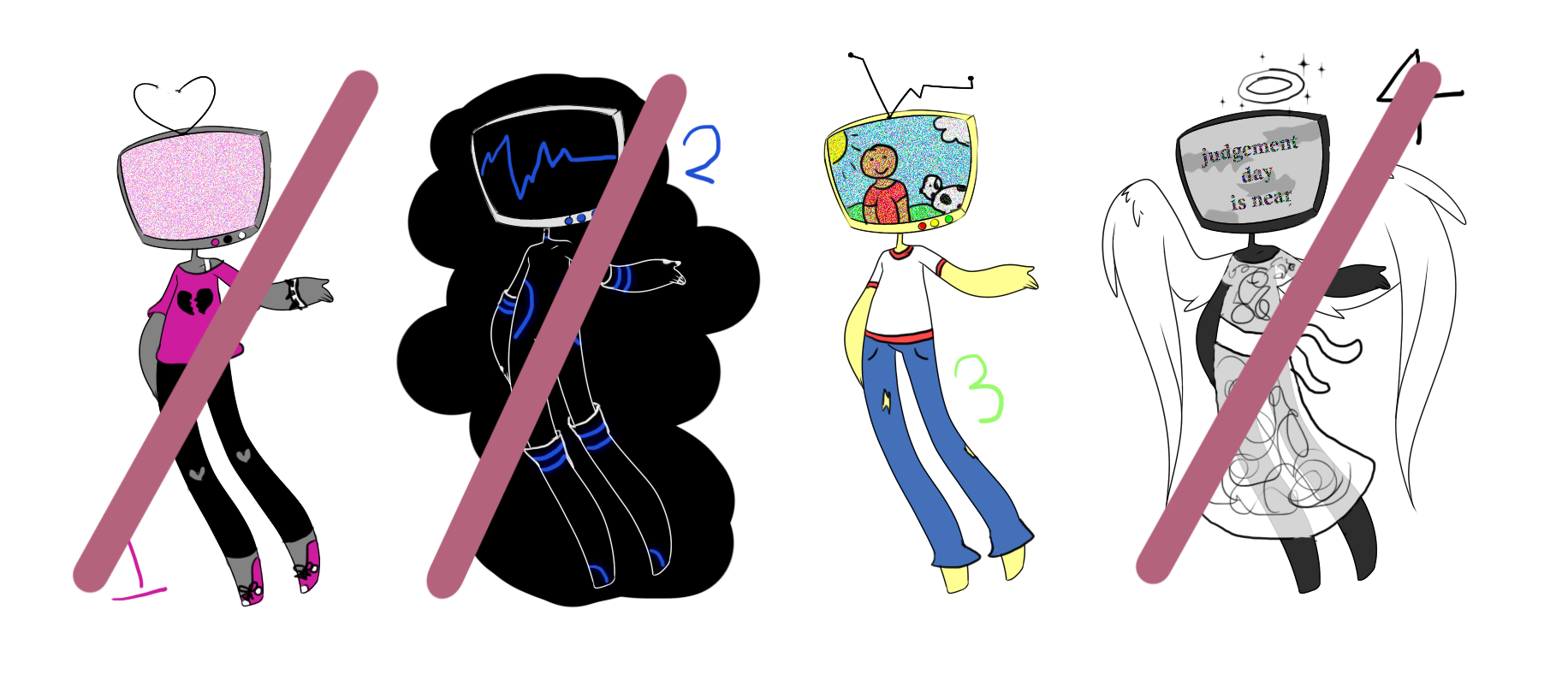 ((OPEN)) - TV Head Adoptables!!